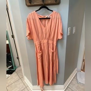 Madewell peachy pink Dress.